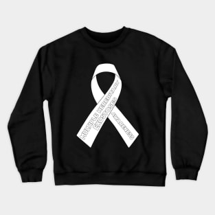 Multiple Hereditary Exostoses Awareness Ribbon Crewneck Sweatshirt